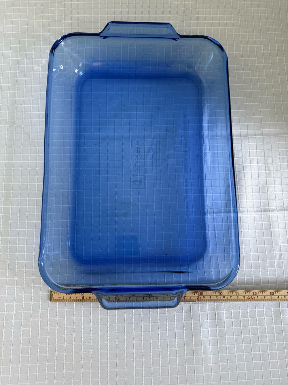 Anchor Hocking Cobalt Blue Glass Lasagna Dish 5 Qt. 11" x 15" MADE IN USA